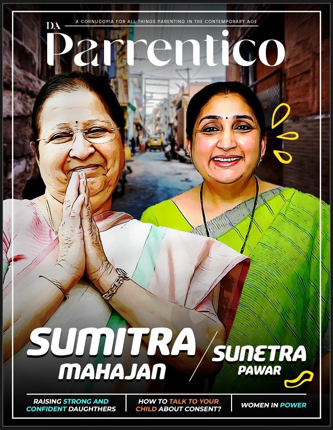 March Edition with Sumitra Mahajan & Sunetra Pawar on cover