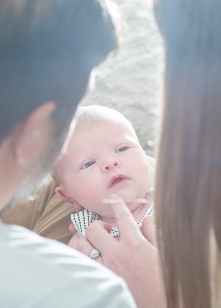 close up photo of baby